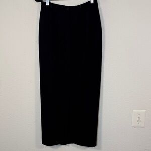 Ralph Lauren Classic Black button down Pencil Skirt size 8 NWOT